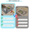 GOPRETY Quick Dry Stone Drying Mat for Kitchen Counter -
