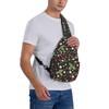 Strawberry Sling Backpack Chest Bag Crossbody Shoulder Bag Gym Cycling