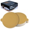 SPEEDWOX 50PCS 6" Gold PSA Sanding Discs, 320 Grit Aluminium