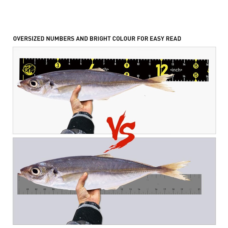 Fishing Ruler for Boat 51" Self-Adhesive Fish Measuring Decals (3