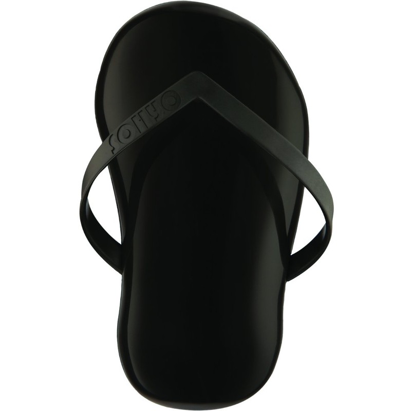 Sohyo Flip Flop Glossy Black Detangler Brush for Wavy Thick