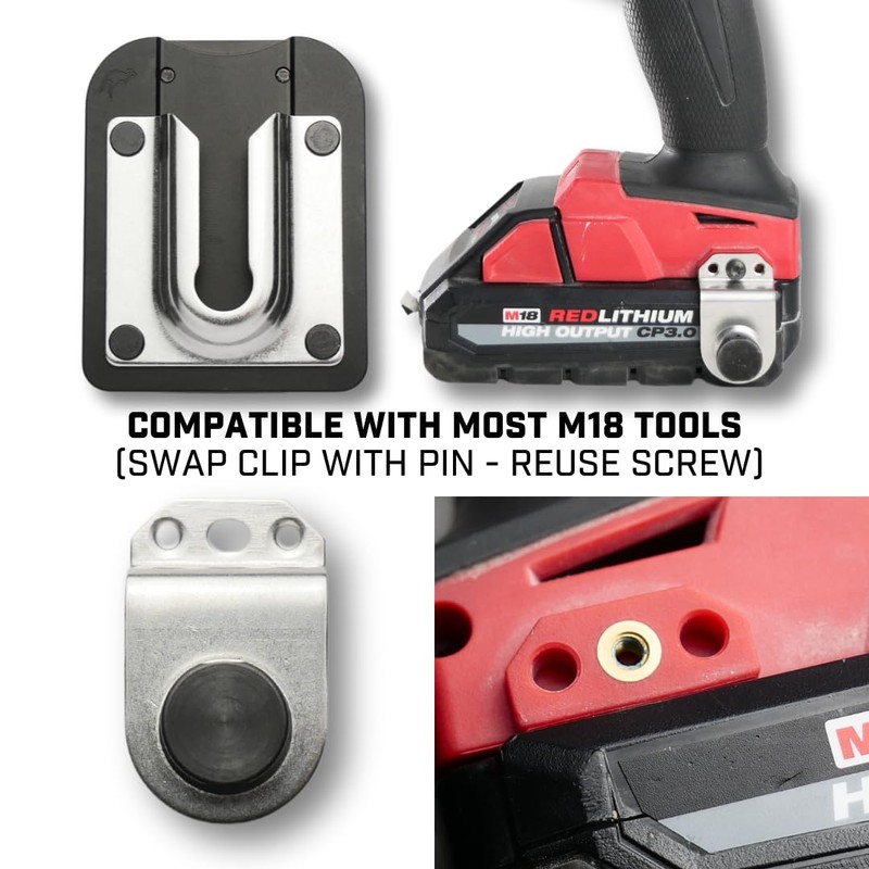 PinPal Pro | Universal Tool Holster - Gravity Locking Clip-On