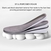 Leather Height Increase Insoles for Men Wowen Breathable Taller Cushion