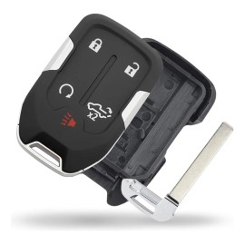 TANGDYBWDZ Carcasa Llave Para Chevy GMC Silverado Sierra Acadia Denali Terrain 2017 2018 2019 2020 2021 2022 2023 5 Botones