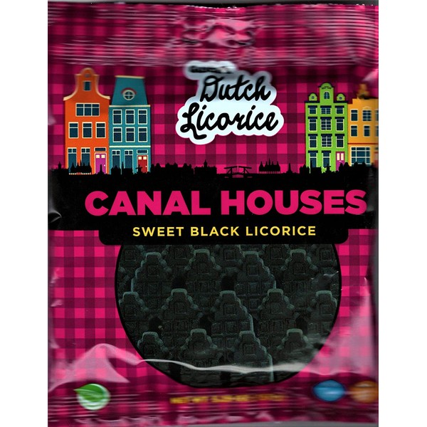 Gustaf’s Dutch Licorice Canal Houses Gummy Candy, 5.29 oz bag