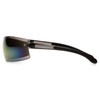 Pyramex S7255S Provoq Lightweight Safety Glasses, Multi-Color Mirror Lens