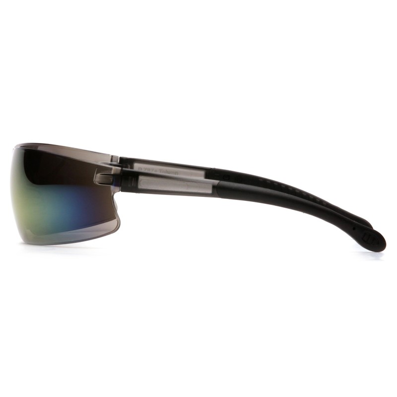 Pyramex S7255S Provoq Lightweight Safety Glasses, Multi-Color Mirror Lens