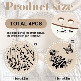 Selfmade Round Basket Base, High-Quality Wooden Base for Crocheting, Durable Basket Base for Crocheting, Ideal for Bag Base for Crocheting