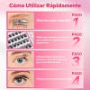 Gorgeous Olivia 88 Pestañas Postizas Kit Completo Rosa Chicle Black