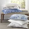 Laura Ashley Comforter Set Reversible Cotton Bedding with Matching Shams,