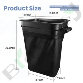 Braveboy 400226 532400226 Lawn Tractor Grass Catcher Container Bag Compatible with Husqvarna/Craftsman/Poulan Replaces 960730028, 966529103, G483ST, RZ30, RZ3016 for Dixon Riding Lawn Mowers (1 Pack)