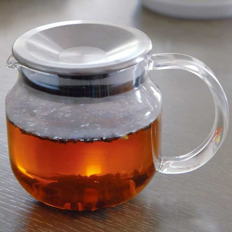 KINTO 8684 One-Touch Teapot, 15.2 fl oz (450 ml), Stainless
