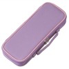 Raymay Fujii FSB133V Topliner Pen Case with Pocket, Violet, Set