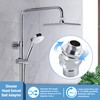 Enoughmen Adjustable Shower Head Connector – 360° Swivel Shower Arm