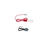 Electric Fence Earth And Live Cables For Energiser