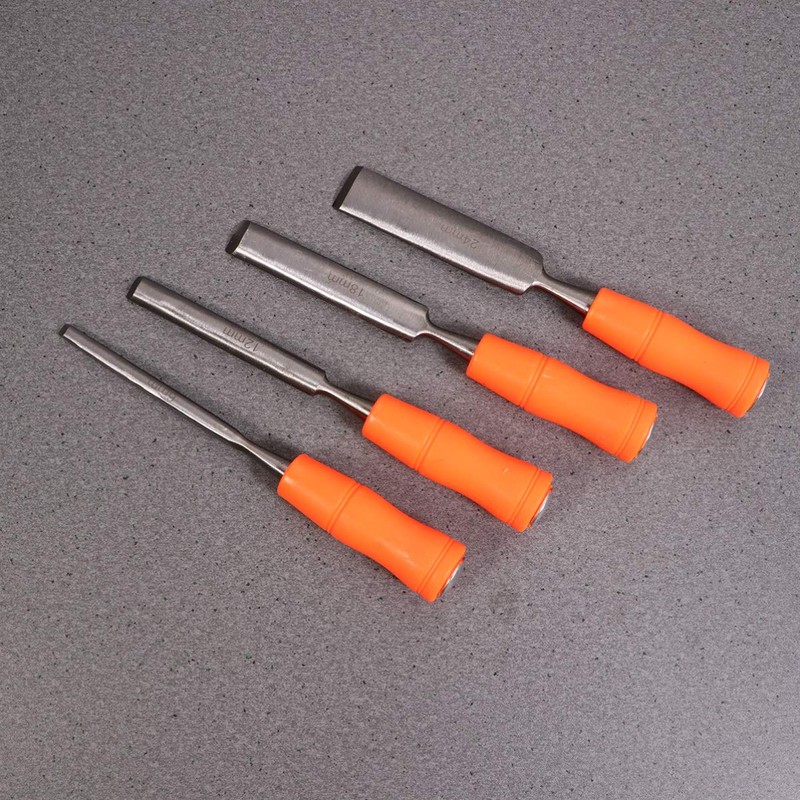 DOITOOL 4 Pieces Wood Chisel Set Professional Wood Chisels for