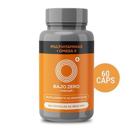 Bajo Zero Fortium – Suplemento Multivitamínico con Omega 3 – 60 cápsulas