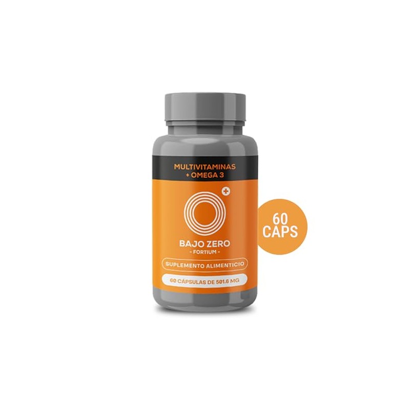 Bajo Zero Fortium – Suplemento Multivitamínico con Omega 3 –