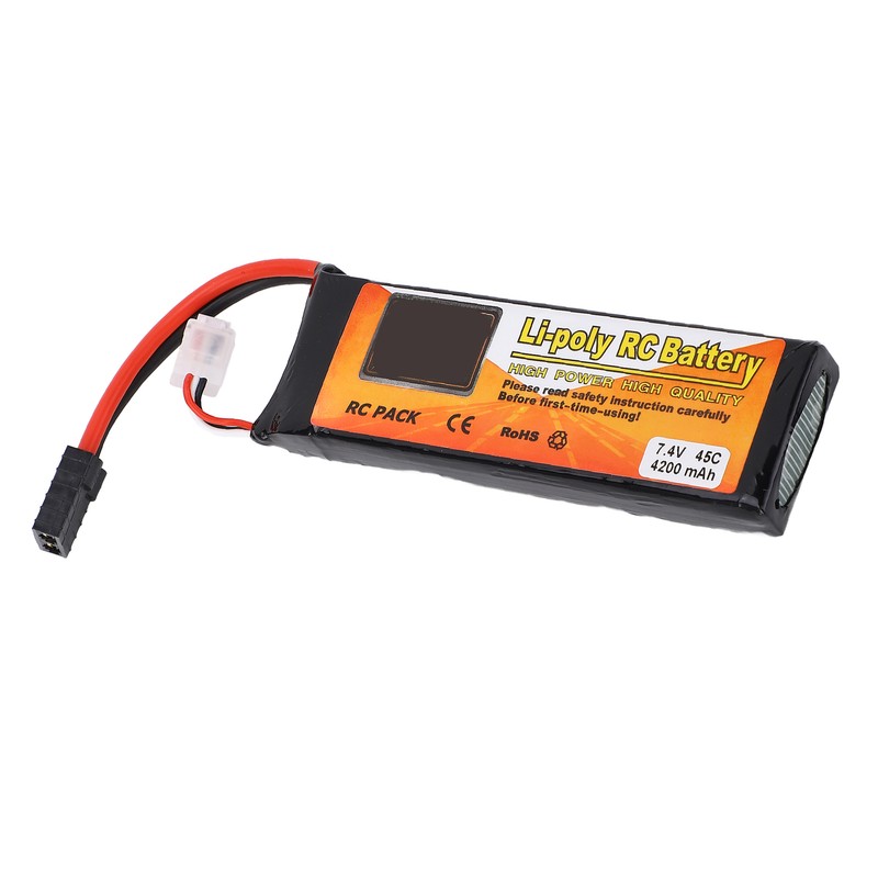 7.4V 4200mAh 45C 2S LiPo Battery FPV Racing Drone Lithium