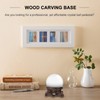 DOITOOL Wooden Stand for Crystal Sphere Quartz Ball Holders Wood