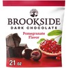 BROOKSIDE Dark Chocolate and Pomegranate Flavored Snacking Chocolate Bag, 21