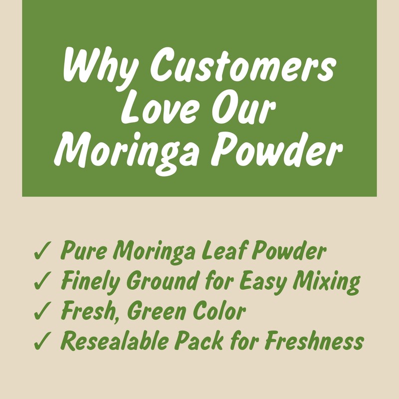 Spice Profile USDA Organic Moringa Powder, Lab Tested for Heavy