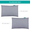 Biloban 3-Piece Toddler Sheet Set Microfiber, 3 Piece Set, Grey