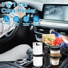 BEANPRECOY Car Cup Holder Expander, 360°Rotation Adjustable Base Car Cup