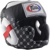 Fairtex Headguard Spuer Sparring HG10, black / white, XL