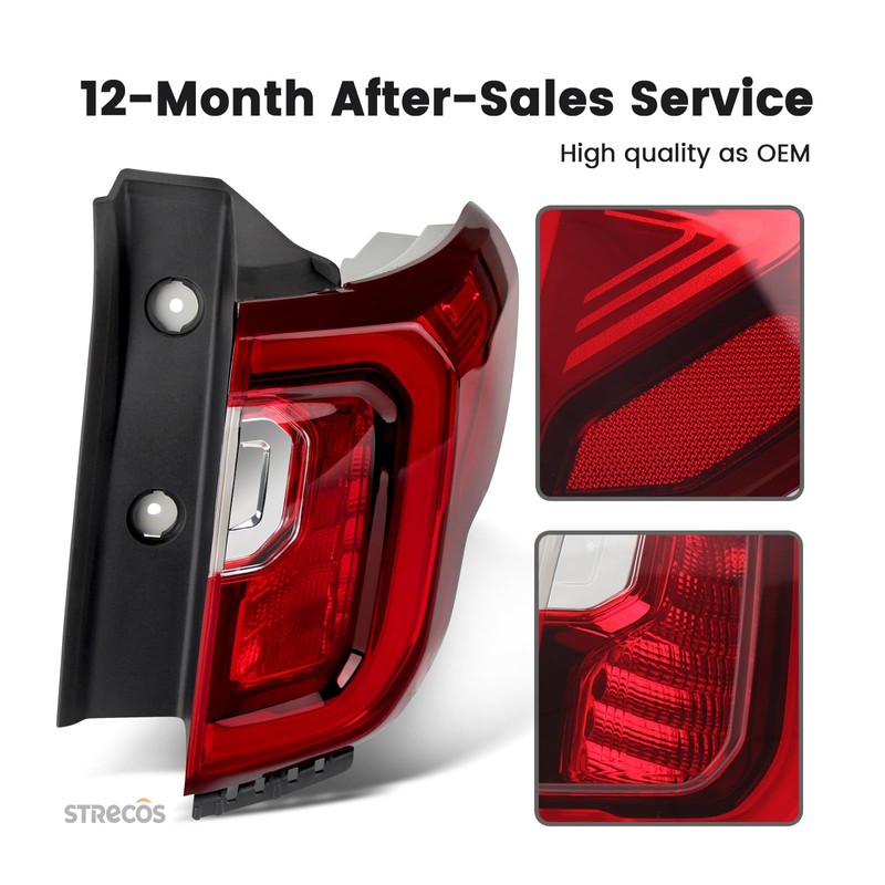 LED Tail Light Compatible with 2020 2021 2022 2023 GMC