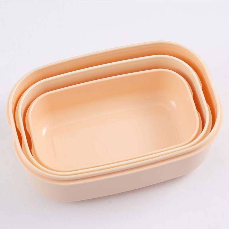 Marks PAJB-DBX02-PK Lunch Box, 3-Piece Set, Nude Pink, Paul &