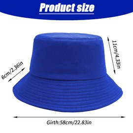 Benaewa 3 Pcs Bucket Hat, 3 Color Bucket Hats Men, UV Protection Sun Cap for Traveling, Outdoor Black