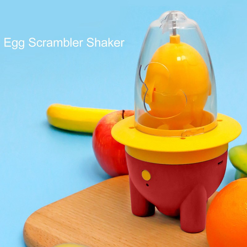 Egg Scrambler Shaker Lovely Electric Mini Portable USB Charging Golden