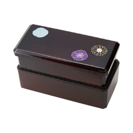 Takenaka T-86294 Lunch Box, Tamari (Top Level), 8.1 fl oz (230 ml), Lower Level, 12.8 fl oz (380 ml), Nairo, Slim, Long, Tamari