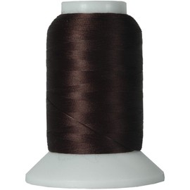 Threadart Wooly Nylon Thread - 1000m Spools - Serger Sewing Stretchy Thread - Chocolate - Color 9183