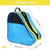 YWKJDDM Roller Skate Bag, Unisex Ice Skate Bag with Adjustable