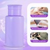 2 Pack Purple Push Down Pump Dispenser - Nail Polish