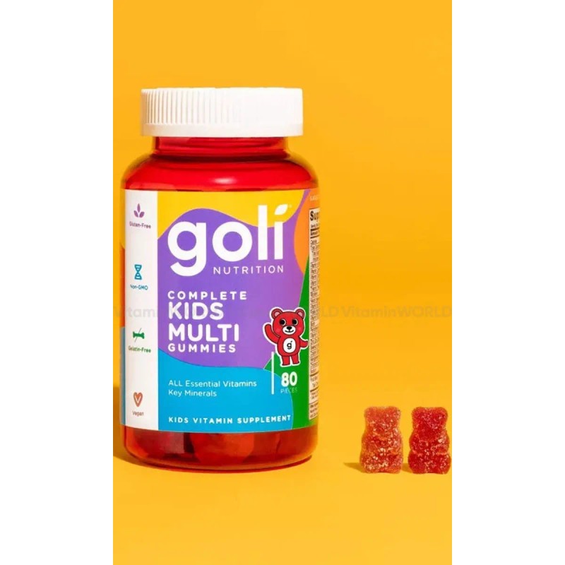 Goli Kids Multivitamínico Completo Para Niños 80 Gomitas Sabor Frutas