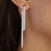 Brosway Essential BNL091 women's snake chain drop earrings in 316L