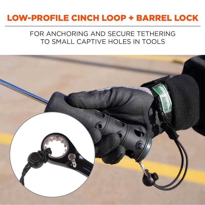 Ergodyne Squids 3115 Adjustable Wrist Tool Lanyard with Loop End,
