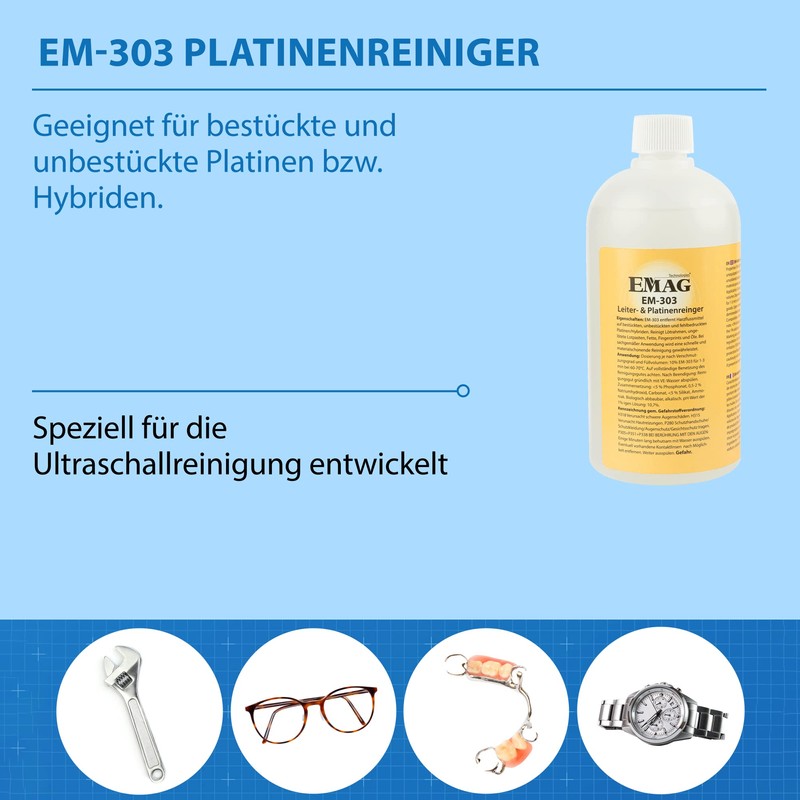 Circuit board concentrated cleaning solution 0.5 l Emag EM303