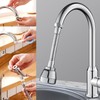 CLKE Universal Brass Kitchen Faucet 172 mm Extension Tap 360°