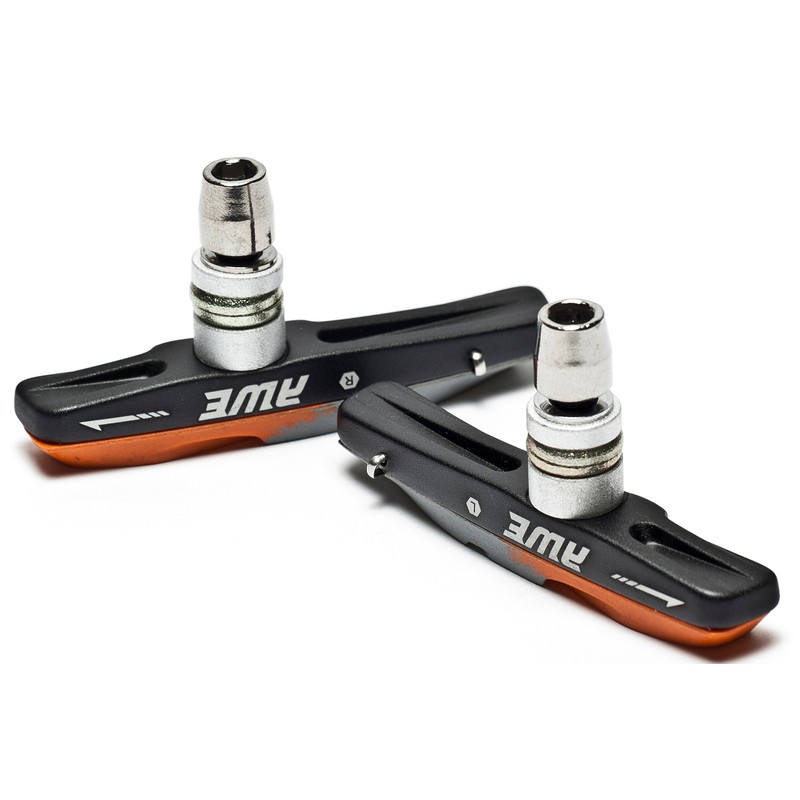 AWE® Two Tone Contour Design Brake Pads Grey/Orange 72mm