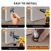 Malimali Kickdown Door Stoppers for Bottom of Door, 4" Height