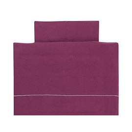 KraftKids Purple Muslin Duvet Cover Set with Pillow 40 x 60 cm and Duvet Cover 135 x 100 cm Cotton Handmade Bed Linen Made in the EU