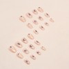 Naizcio 24 Pcs Press on Nails, Star Moon Totem Design,