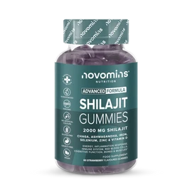 Novomins Shialajit 30 Strawberry Flavoured 60 Gummies