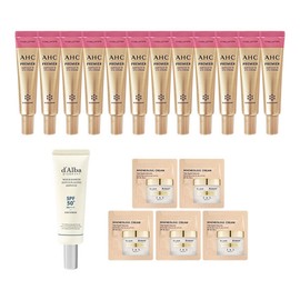 AHC Eye Cream Season 12 12ml x 12 + Dalba Water Barrier Sun Ampoule 50ml + 5 Samples / AHC 아이크림 시즌12 12ml x12 + 달바 워터베리어 선앰플 50ml + 샘플5매
