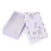 Boutigem 12 Pack White Small Gift Jewelry Boxes Cardboard Paper