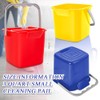 Irenare 16 Pcs Sanitizing Bucket 3 Quart Cleaning Pail Small